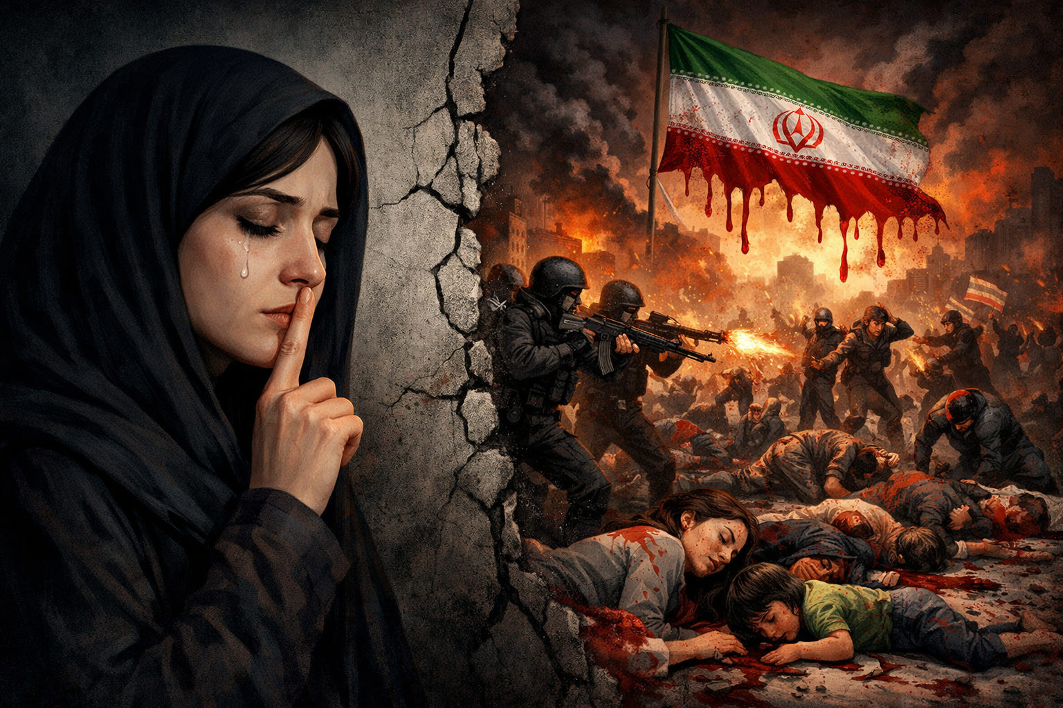 En este momento estás viendo EL CINISMO DE LA IZQUIERDA ANTE LA CARNICERIA IRANI