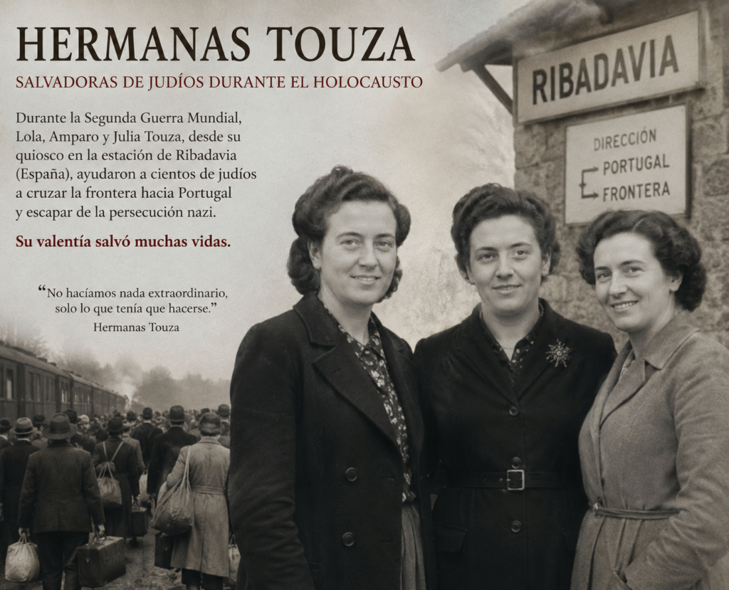 Lee más sobre el artículo LA INCREIBLE HISTORIA DE LAS HERMANAS TOUZA, LAS “SCHINDLER GALLEGAS”