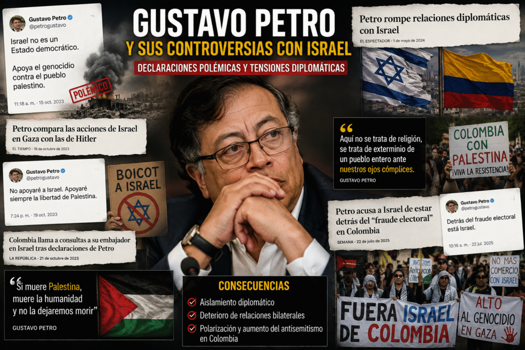 Lee más sobre el artículo GUSTAVO PETRO, ANTISEMITISMO EN ESTADO PURO